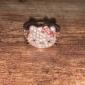 NWOT Hello Kitty by Sanrio Rhinestone Ring